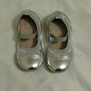 Silver Toddler girls shoes